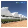 single span plastic film prefabricated sawtooth Greenhouse